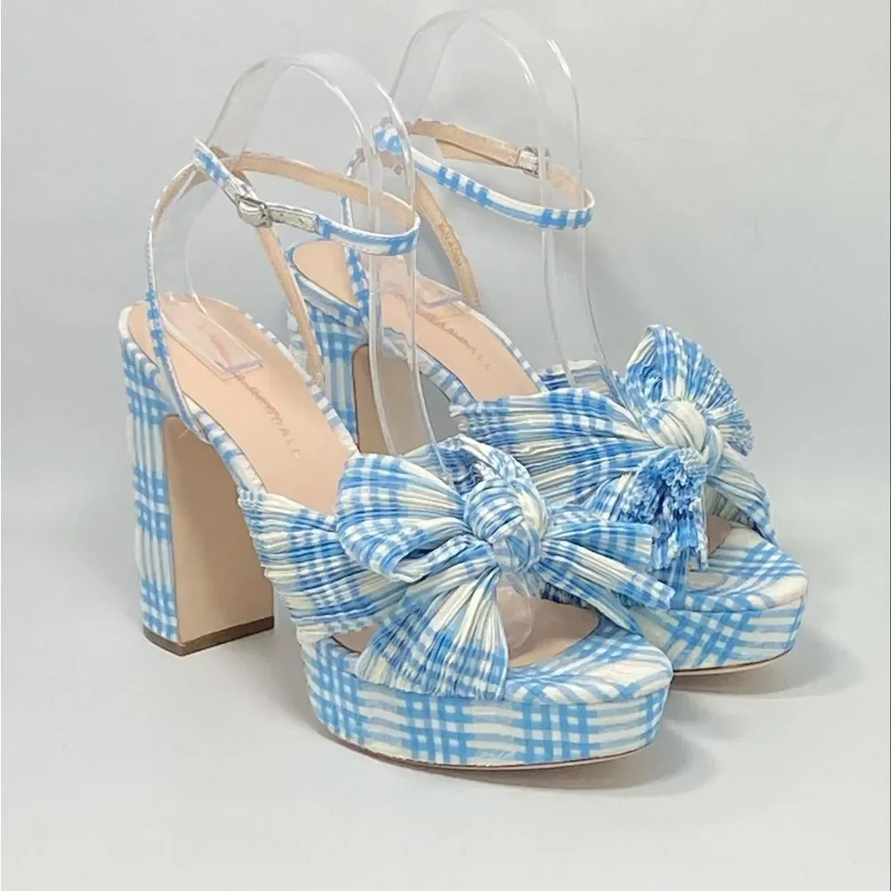 Loeffler Randall Natalia Knotted Platform Sandals size 8.5